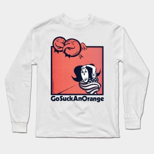 Anita Bryant Suck An Orange Vintage Gay Florida LGBT Long Sleeve T-Shirt